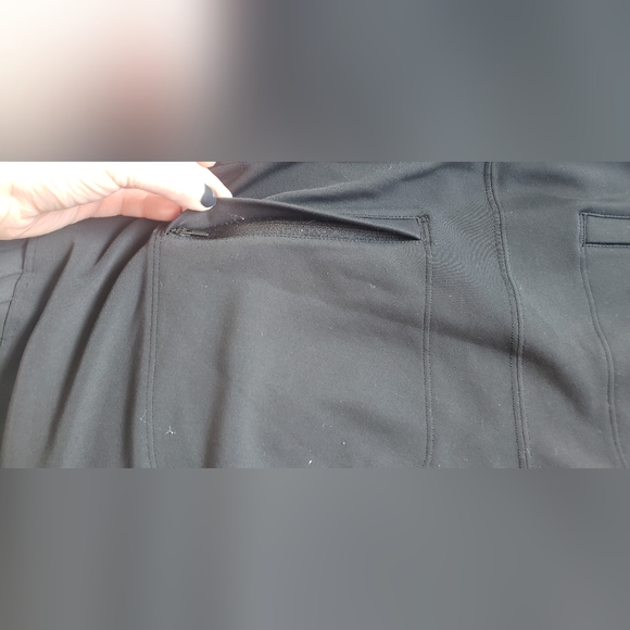 Athleta Delancey Moto Tight Leggings Black High Rise 3x - Picture 5 of 5